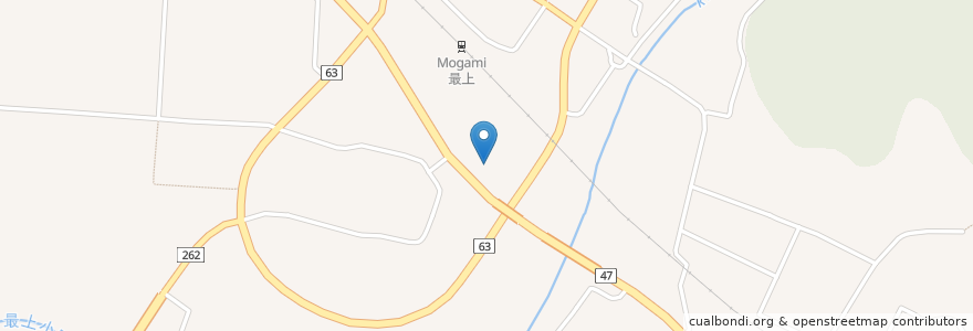Mapa de ubicacion de 薬王堂 山形最上店 en 日本, 山形県, 最上郡, 最上町.