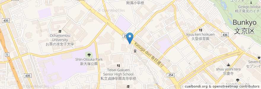Mapa de ubicacion de 紫山堂薬局 en Japan, 東京都, 文京区.