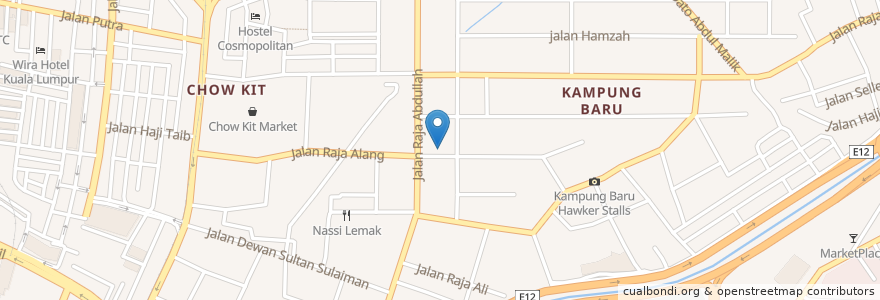 Mapa de ubicacion de Maybank ATM en Malezya, Selangor, Kuala Lumpur.