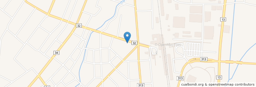 Mapa de ubicacion de 新庄駅前郵便局 en ژاپن, 山形県, 新庄市.