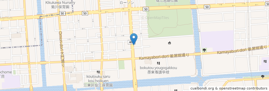 Mapa de ubicacion de 井上歯科クリニック en ژاپن, 東京都, 江東区.