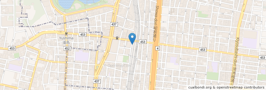 Mapa de ubicacion de BECK'S COFFEE en ژاپن, 東京都, 台東区.