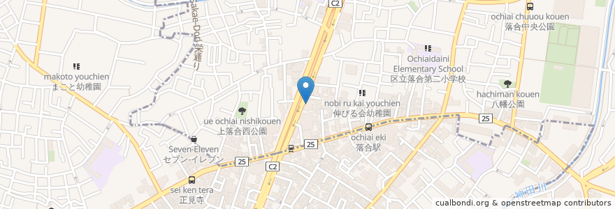 Mapa de ubicacion de INAGAKI DENTAL CLINIC en 日本, 東京都, 中野区, 新宿区.
