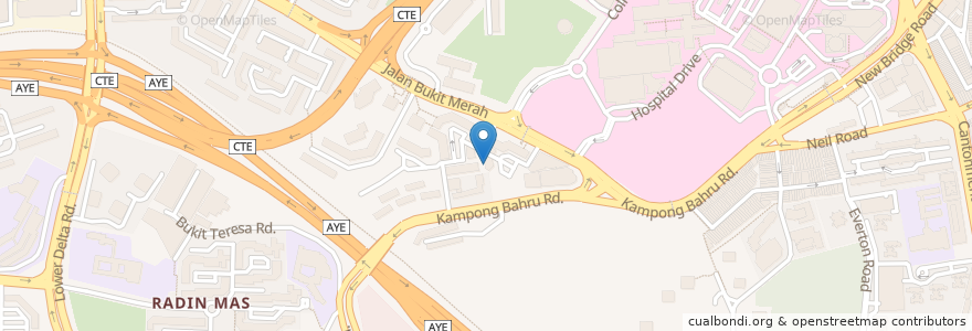 Mapa de ubicacion de OCBC en Singapura, Central.