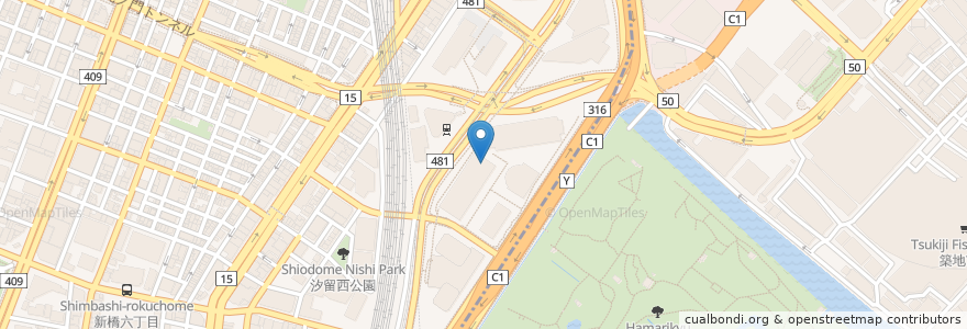 Mapa de ubicacion de タリーズコーヒー en Japan, Tokio, 港区.