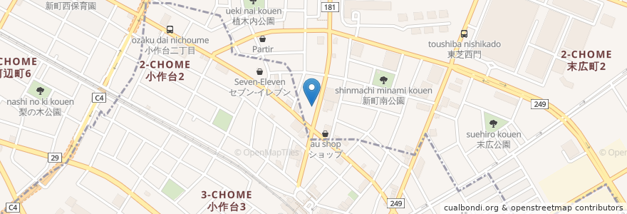 Mapa de ubicacion de 三井のリパーク en 日本, 東京都, 青梅市, 羽村市.