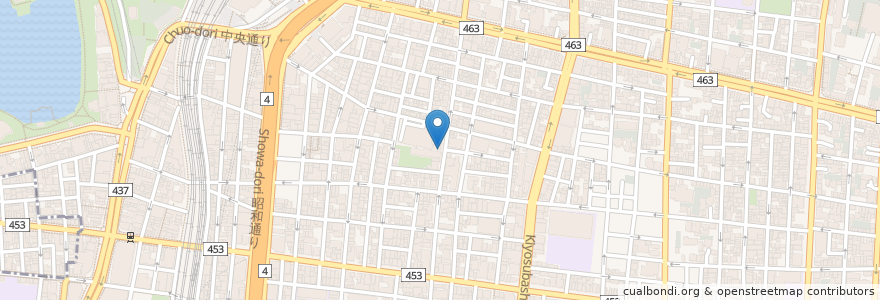 Mapa de ubicacion de Tahitian Restaurant & Bar Papeete en 日本, 东京都/東京都, 台東区.