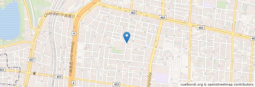 Mapa de ubicacion de 牧田商店 en Japón, Tokio, Taito.