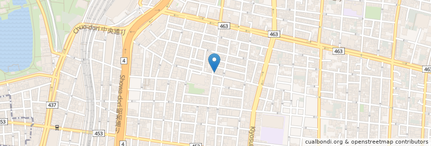 Mapa de ubicacion de 鈴木眼科 en Jepun, 東京都, 台東区.