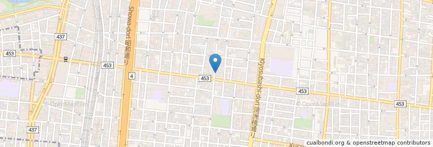 Mapa de ubicacion de ラホール en Japan, 東京都, 台東区.