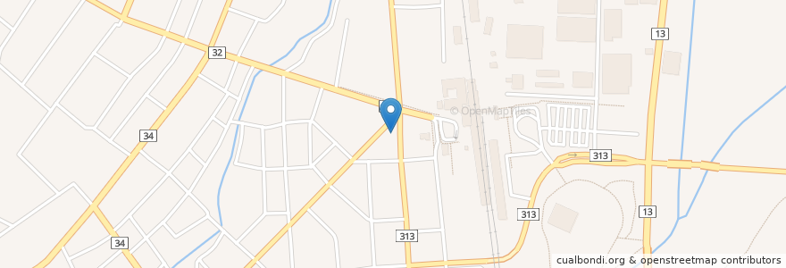 Mapa de ubicacion de 井出眼科病院 新庄分院 en Japão, 山形県, 新庄市.