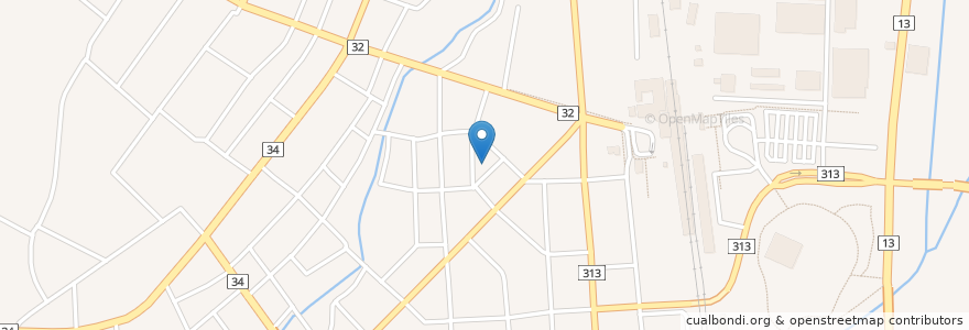 Mapa de ubicacion de 飲み処こはく en Japan, Yamagata Prefecture, Shinjo.