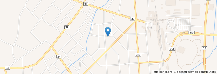 Mapa de ubicacion de 大衆酒場くみ子 en Japonya, 山形県, 新庄市.
