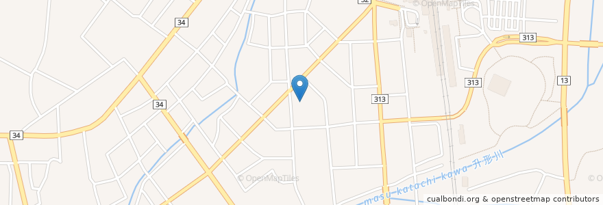 Mapa de ubicacion de 日照寺 en 일본, 야마가타현, 新庄市.