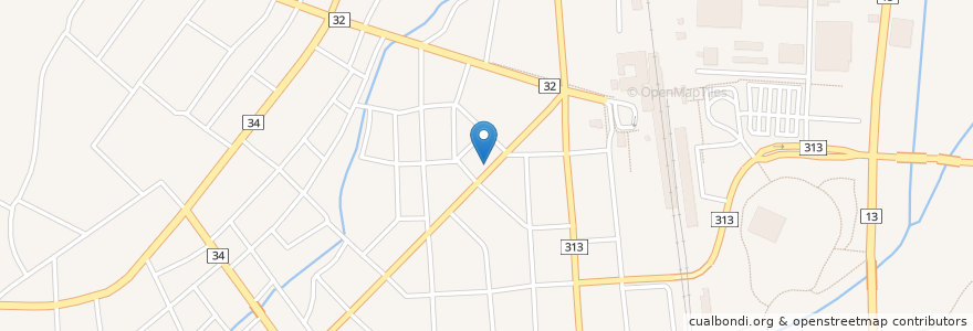 Mapa de ubicacion de 焼肉レストラン 味讃歌 en 日本, 山形県, 新庄市.
