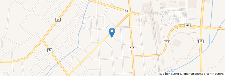 Mapa de ubicacion de かむろ en 일본, 야마가타현, 新庄市.