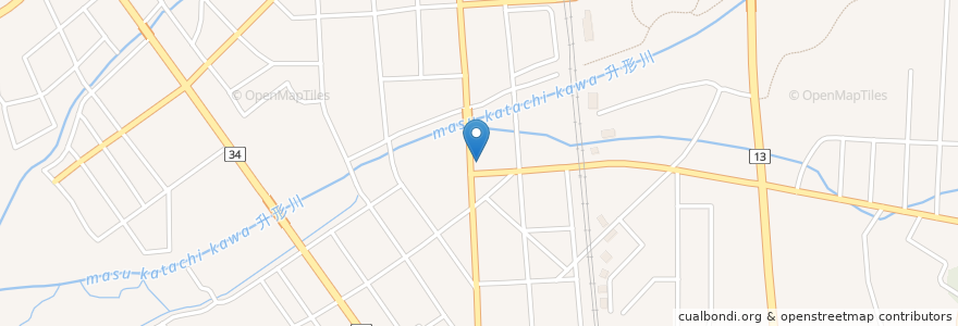 Mapa de ubicacion de 上嶋歯科医院 en 일본, 야마가타현, 新庄市.