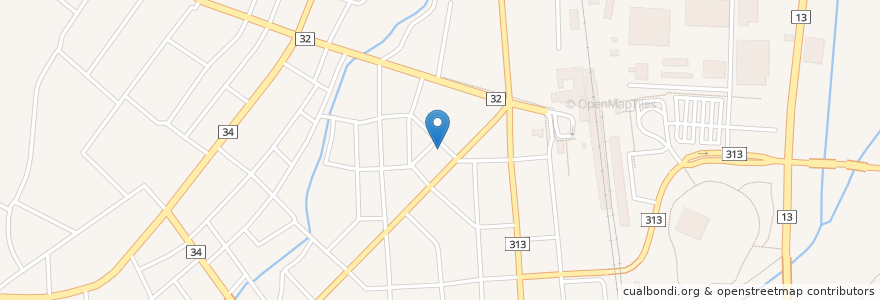 Mapa de ubicacion de 居酒屋俺ん家 en اليابان, 山形県, 新庄市.
