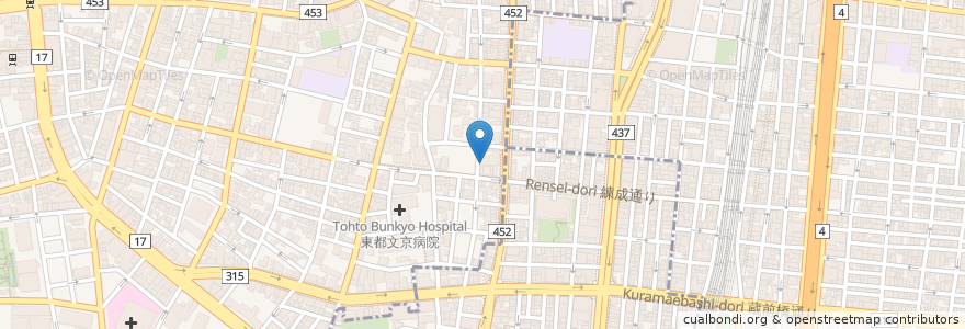 Mapa de ubicacion de 有人立体駐車場 en Japon, Tokyo.