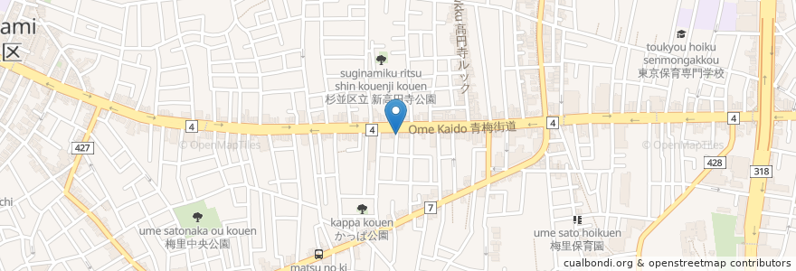 Mapa de ubicacion de Safam Namaste en Japan, 東京都, 杉並区.