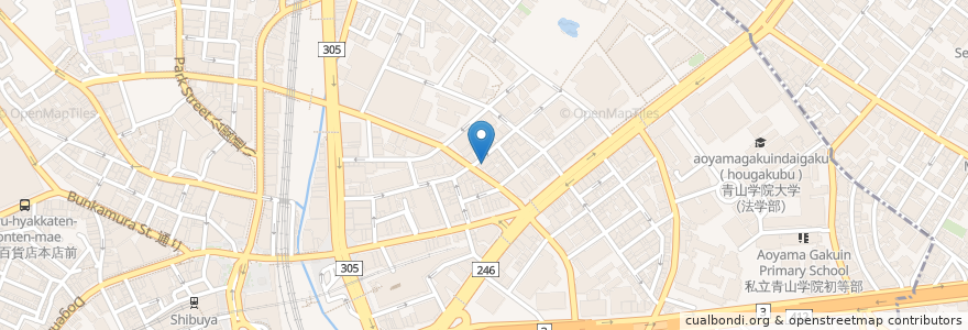 Mapa de ubicacion de 清水とき・きものアカデミア en ژاپن, 東京都, 渋谷区.