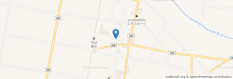 Mapa de ubicacion de まるき en Japan, Präfektur Yamagata, 飽海郡, 遊佐町.