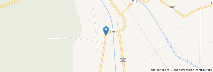 Mapa de ubicacion de 中華そば七郎 en 日本, 山形県, 飽海郡, 遊佐町.
