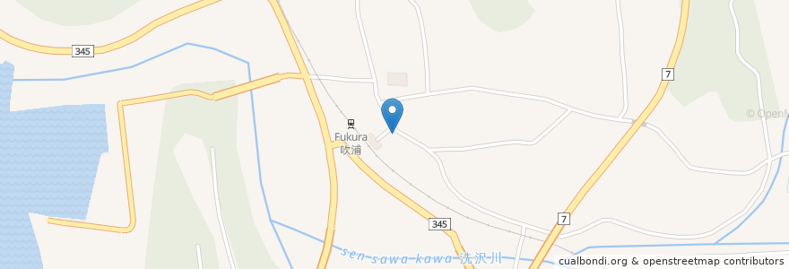 Mapa de ubicacion de 加登屋 en 日本, 山形県, 飽海郡, 遊佐町.