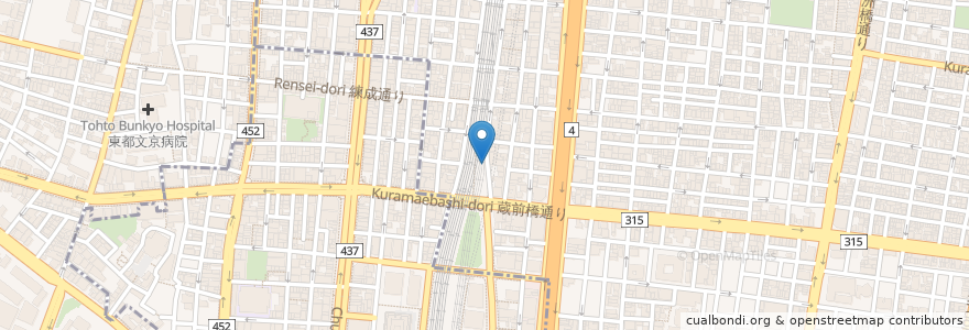 Mapa de ubicacion de 2k540専用自動二輪車駐車場 en Japón, Tokio.