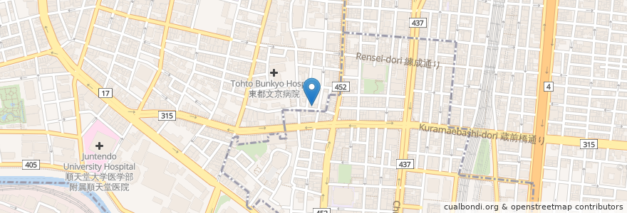 Mapa de ubicacion de 菜肴ますだ en Япония, Токио.