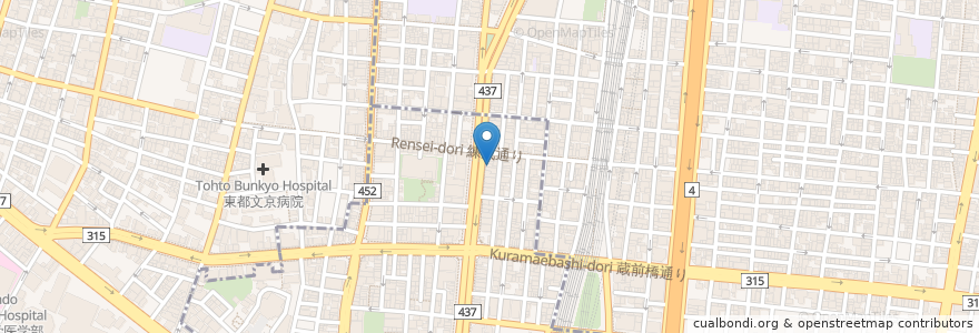 Mapa de ubicacion de メゾンコンディショニング治療室 en ژاپن, 東京都.