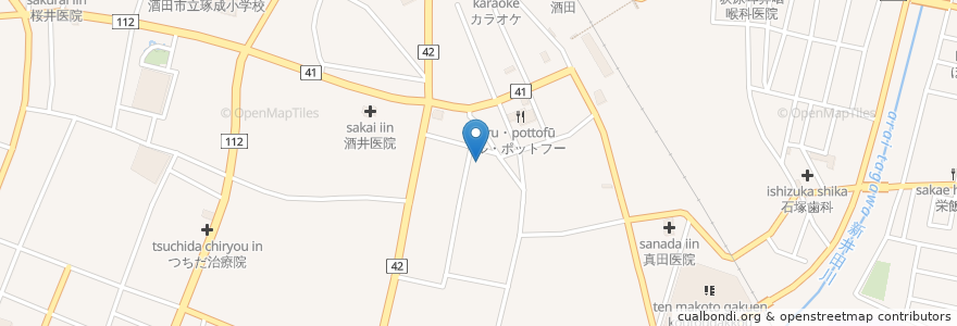 Mapa de ubicacion de わたり 本店 en Japão, 山形県, 酒田市.