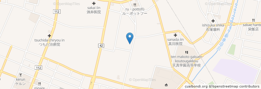 Mapa de ubicacion de 萬年歯科医院 en اليابان, 山形県, 酒田市.