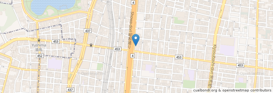 Mapa de ubicacion de 三菱UFJ銀行 en Japonya, 東京都, 台東区.
