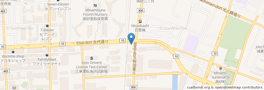 Mapa de ubicacion de Nippon Car Rental en Japan, Tokyo, Koto.