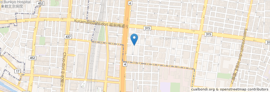 Mapa de ubicacion de 亀井歯科 en 日本, 東京都.