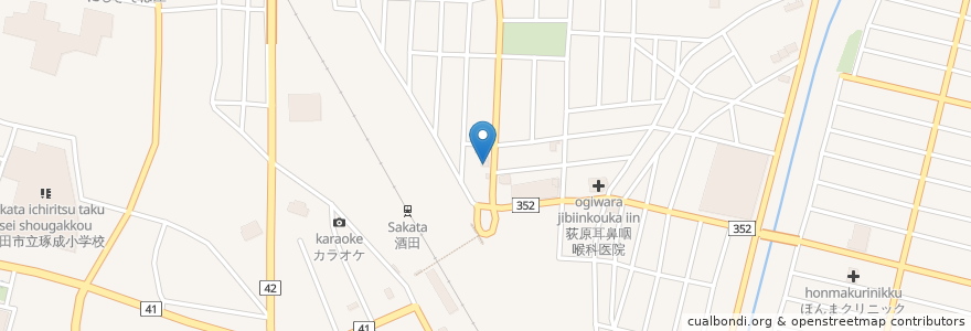 Mapa de ubicacion de 味好 駅東店 en 日本, 山形県, 酒田市.
