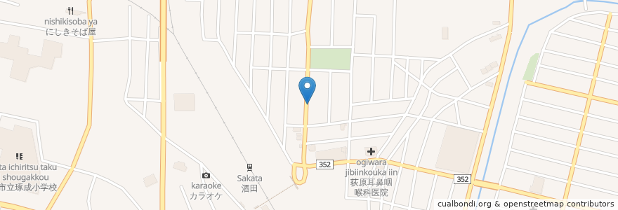 Mapa de ubicacion de キッチンさとう en Giappone, Prefettura Di Yamagata, 酒田市.