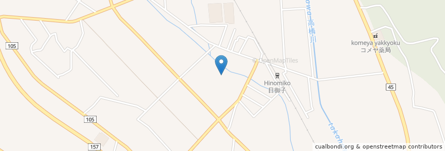 Mapa de ubicacion de くらやま保育園 en 日本, 石川县, 白山市.