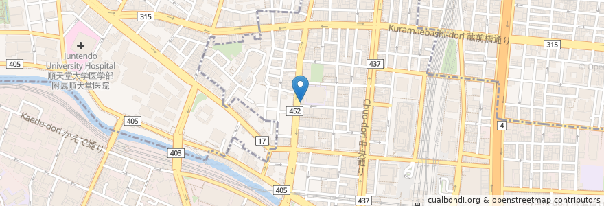 Mapa de ubicacion de 志奈田 en 日本, 東京都, 千代田区.