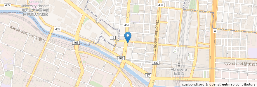 Mapa de ubicacion de Sugar Maid en 日本, 東京都, 千代田区.