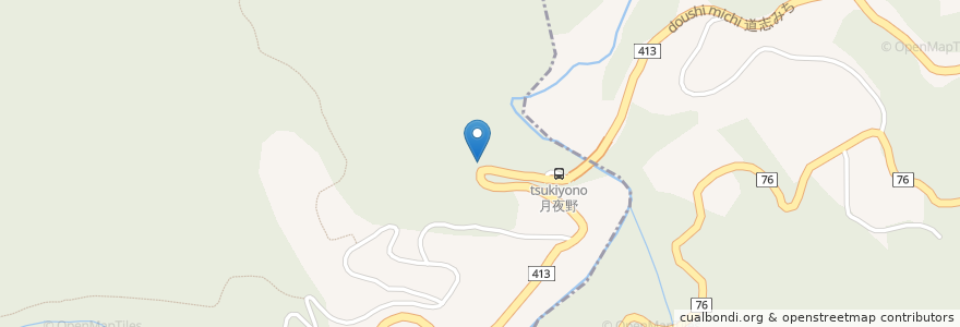Mapa de ubicacion de 両国屋 en 日本, 山梨县.