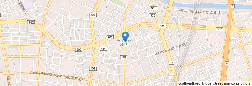 Mapa de ubicacion de 旬菜坊ちょいす en Giappone, Tokyo, Chiyoda.