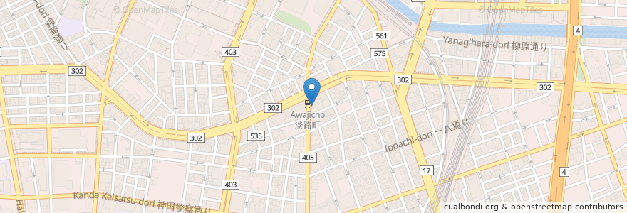 Mapa de ubicacion de 中国菜館興安楼 en ژاپن, 東京都, 千代田区.
