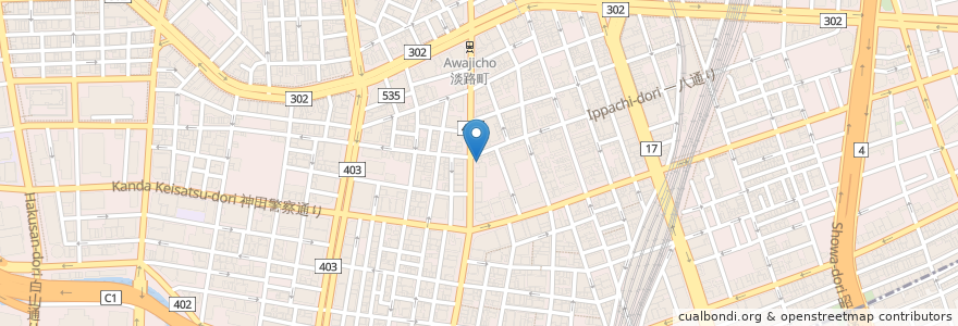 Mapa de ubicacion de Asian FuFu en Japon, Tokyo, 千代田区.