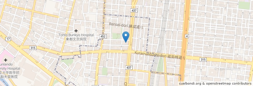 Mapa de ubicacion de NOAダンスアカデミー en 日本, 東京都.