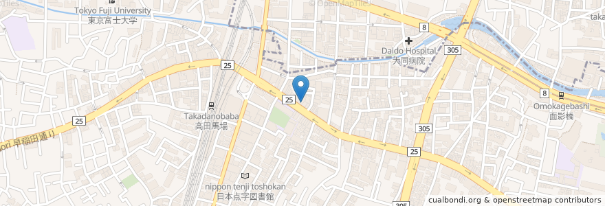 Mapa de ubicacion de 野方ホープ en Japan, Tokio, 新宿区.