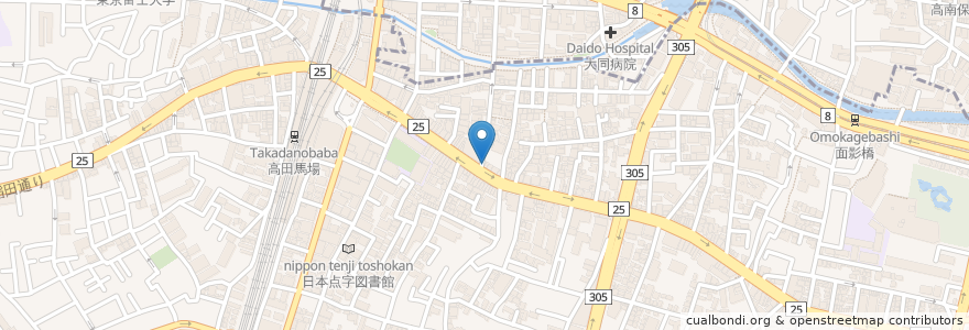 Mapa de ubicacion de すた丼屋 en 日本, 東京都, 新宿区.