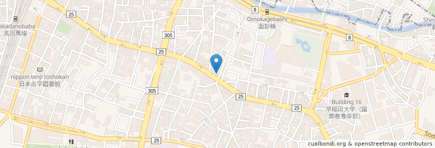 Mapa de ubicacion de しるし en 日本, 東京都, 新宿区.