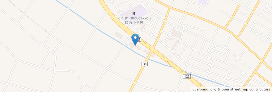 Mapa de ubicacion de 騎西桜が丘幼稚園 en Japão, 埼玉県, 加須市.